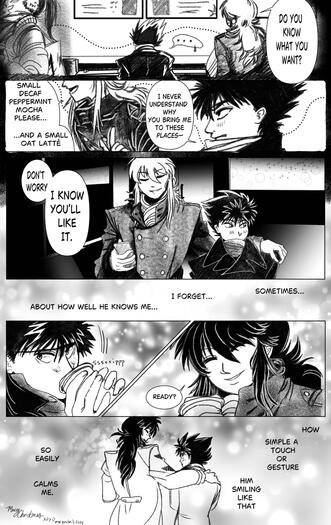 “Winter Date” for the YYH Revival Server’s Secret Santa project — Clip Studio Paint — 2024